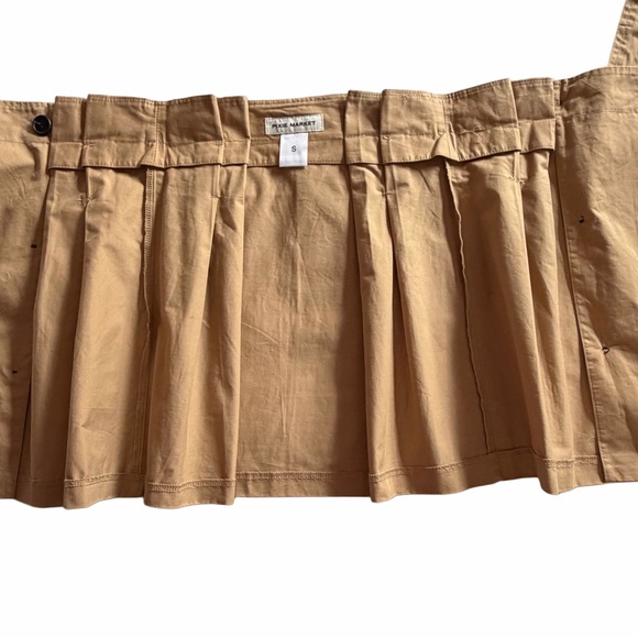 Pixie Market Beige High-Waist Trench Mini Skirt with Belt - Picture 6 of 11